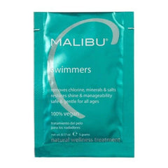 Malibu Swimmers sachet packet, teal blue 5 g, single-use wellness treatment