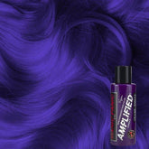 Manic Panic Amplified hair dye bottle in Ultra Violet, purple liquid