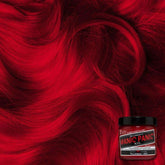 Manic Panic Classic hair dye jar with deep red Pillarbox Red hair