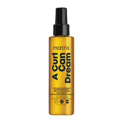 Matrix Curl Dream lightweight hair oil in amber pump bottle, 131 ml