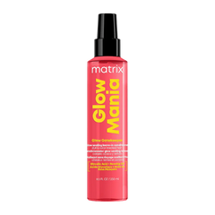 Matrix Glow Mania leave-in hair conditioner bottle, 8.5 fl oz, 250 ml