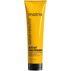 Curl hair mask tube, yellow with black cap, Matrix branding