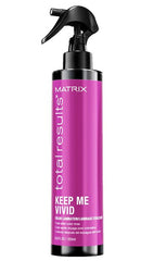 Hair color lamination spray bottle with black trigger, purple canister, 200 ml