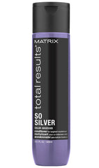 Matrix Total Results So Silver conditioner bottle, purple cap and label, 300 ml