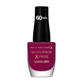 Berry pink quick-dry nail polish bottle with 60 sec cap, 8 ml