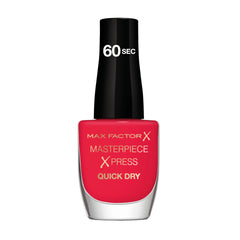 Max Factor Masterpiece Xpress quick-dry nail polish bottle, fuchsia pink