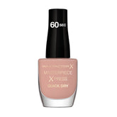 Max Factor nude quick-dry nail polish bottle in Nude'itude, beige nude-pink