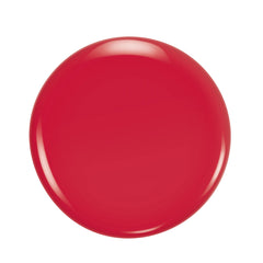 Red nail polish color swatch with glossy finish