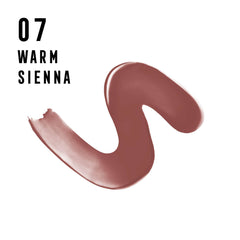Warm sienna cream blush swatch with smooth curved smear