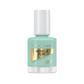 Max Factor Miracle Pure nail polish bottle, light blue-green Moonstone 840