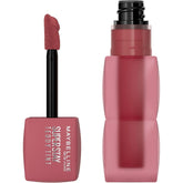 Lip tint tube with doe-foot applicator, rose velvet choker shade