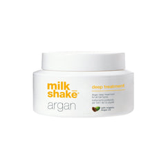 Milk_shake Argan deep treatment hair mask jar with white lid, 200 ml