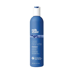 milk_shake cold brunette shampoo bottle, 300 ml, blue label