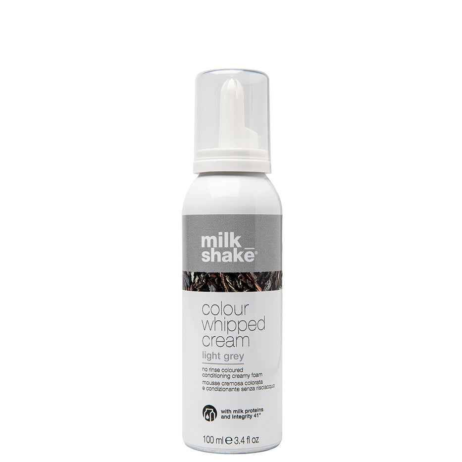 Light grey colour whipped cream bottle, 100 ml