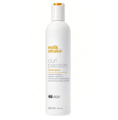 Milk Shake Curl Passion shampoo bottle with white label and gold cap, 300 ml