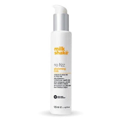 milk_shake no frizz glistening milk bottle with white pump, 125 ml