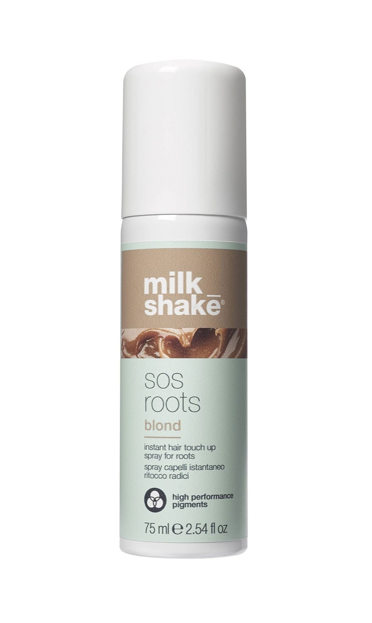 Milk Shake SOS Roots Blonde instant root touch-up spray, 75 ml, cylindrical bottle