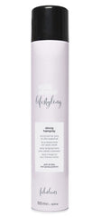 Milk shake strong hold hairspray can, white label with black cap, 500 ml