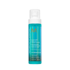Moroccanoil All in One leave-in conditioner bottle, teal bottle with pump, 160 ml