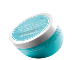 Moroccanoil Hydrating Mask Light jar with teal body and white lid, 250ml