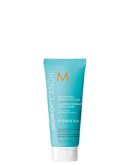 Moroccanoil weightless hydrating mask tube, turquoise teal with flip-top cap