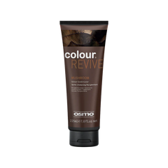 Hair colour conditioner tube, dark brown with black cap, 225 ml