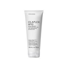 Olaplex No.10 bond shaper curl defining gel, white squeeze tube with flip-top cap
