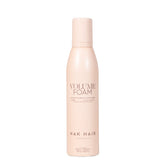 NAK hair Volume Foam bottle with light pink pump and label