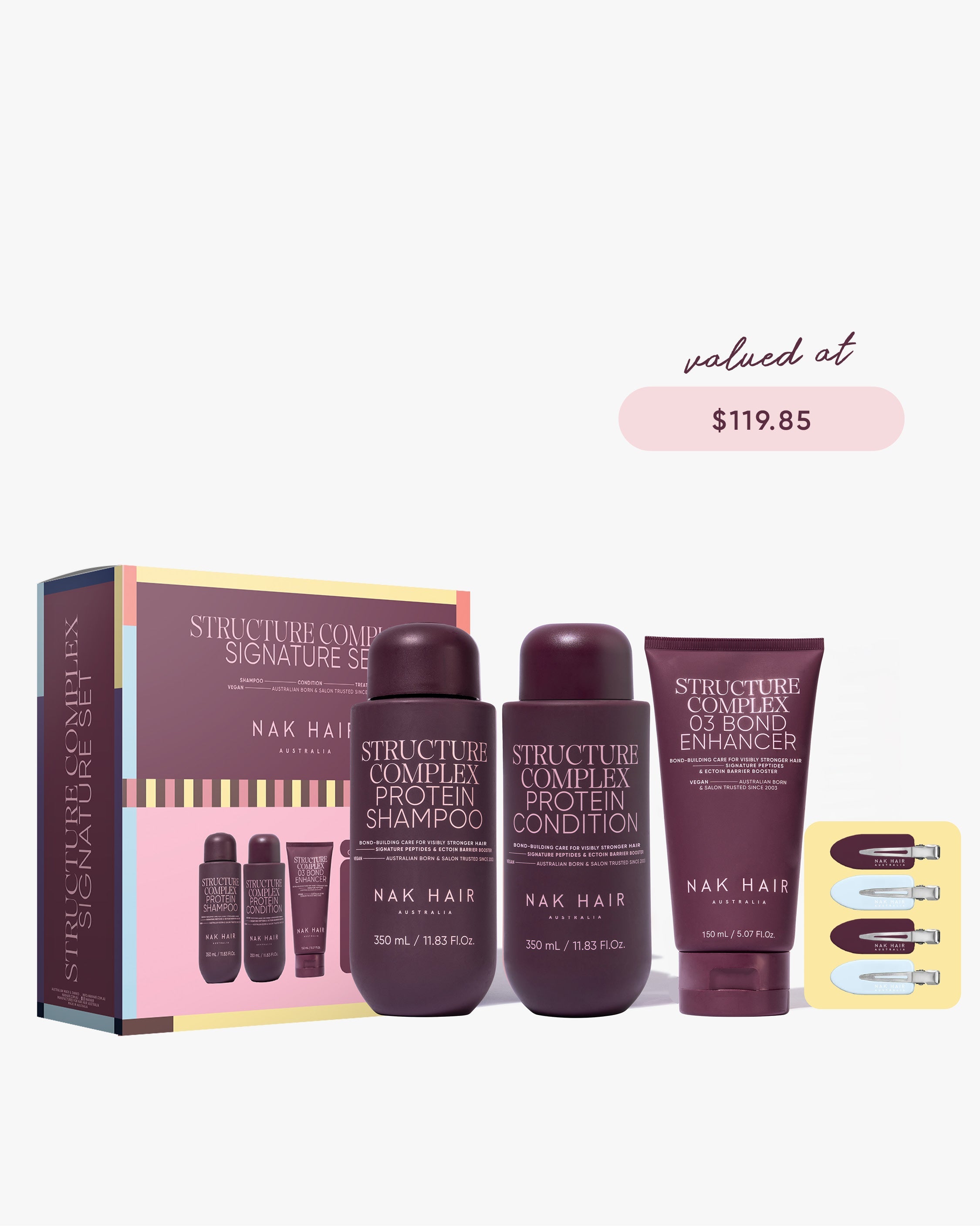 NAK Hair Signature Structure Complex Trio with Gift 2026