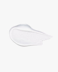 Clear white shampoo gel dollop
