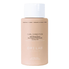 Hair curl conditioner bottle, beige with ORI LAB label and 300 ml text