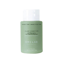 Hair conditioner bottle, travel size 100ml, green bottle with white cap