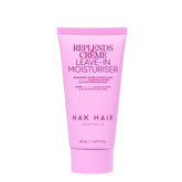 NAK Hair RepLends Creme leave-in moisturiser travel tube, pink squeeze bottle, 50 ml