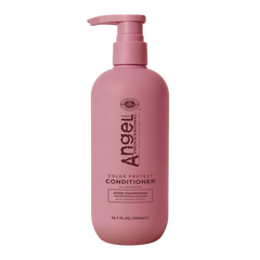 Color protect conditioner bottle with pink pump dispenser, 500ml