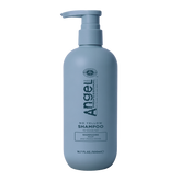 500ml blue shampoo bottle with pump, no yellow formula, violet care