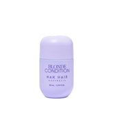 NAK Hair Blonde Conditioner travel-size bottle, 80 ml, lilac cap