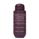 Structure Complex Protein Shampoo bottle, burgundy, 350 ml; NAK Hair branding