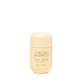 NAK Hair Volume Shampoo travel-size bottle, 80 ml, beige cap and label