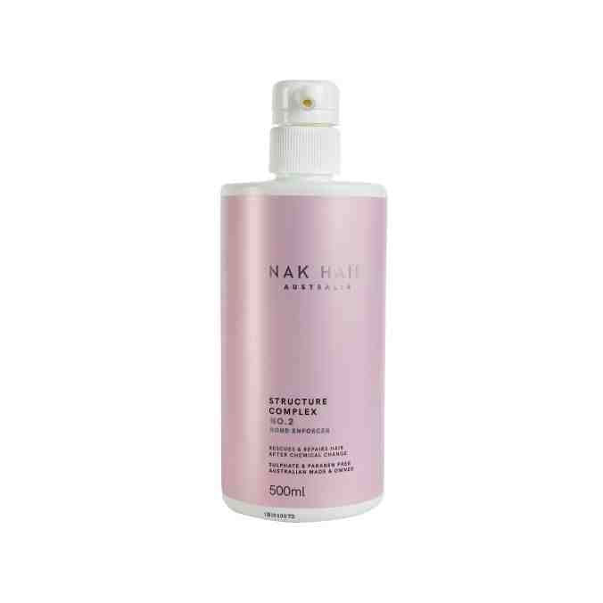 NAK HAIR Structure Complex No.2 bond enforcer spray bottle, 500ml, pink label
