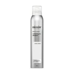 Nioxin volumizing dry shampoo bottle, 180ml, white label
