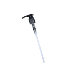 Wella pump dispenser tip with black nozzle and long tube