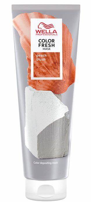 Wella Color Fresh Mask peach blush tube