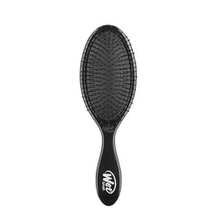 WetBrush Original Detangler hair brush, oval black bristle head and curved handle