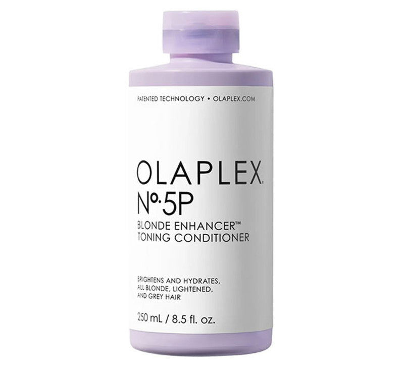 Olaplex No.5P toning conditioner bottle, 250 ml, lilac cap and label