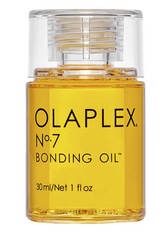 Olaplex No. 7 Bonding Oil amber bottle with clear pump cap, 30 ml