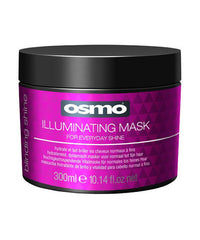 Osmo Illuminating Shine hair mask, 300ml, purple jar with black lid