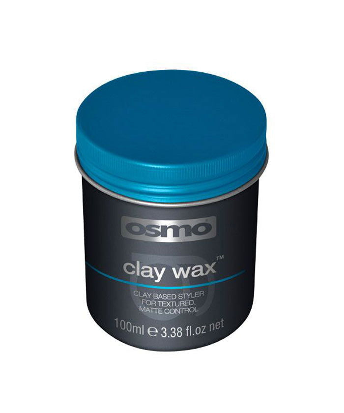 Osmo clay wax styling jar with teal lid, 100ml