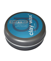 Osmo clay wax traveller tin with blue label and dark metal lid