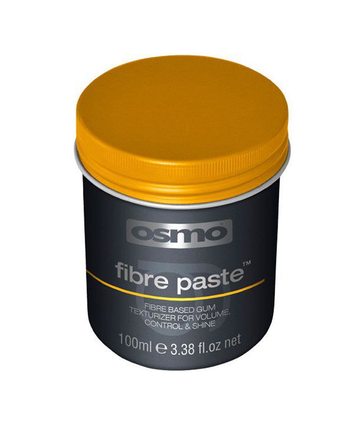 Osmo fibre paste jar with yellow lid, 100 ml label