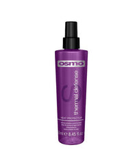 Osmo thermal defense heat protector bottle, purple with spray pump, 250 ml